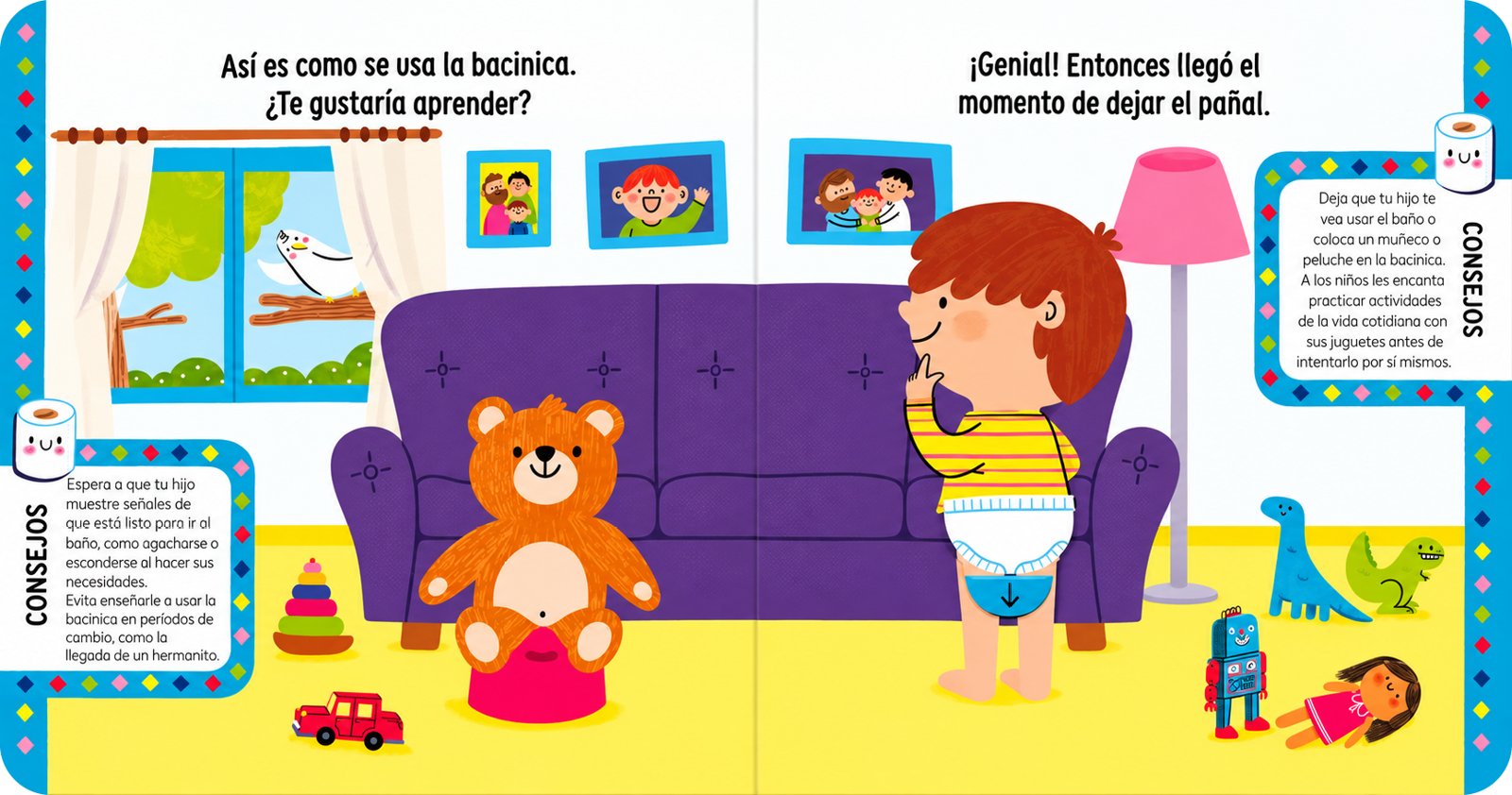 Libro ¡Hora de Ir al Baño! — interior