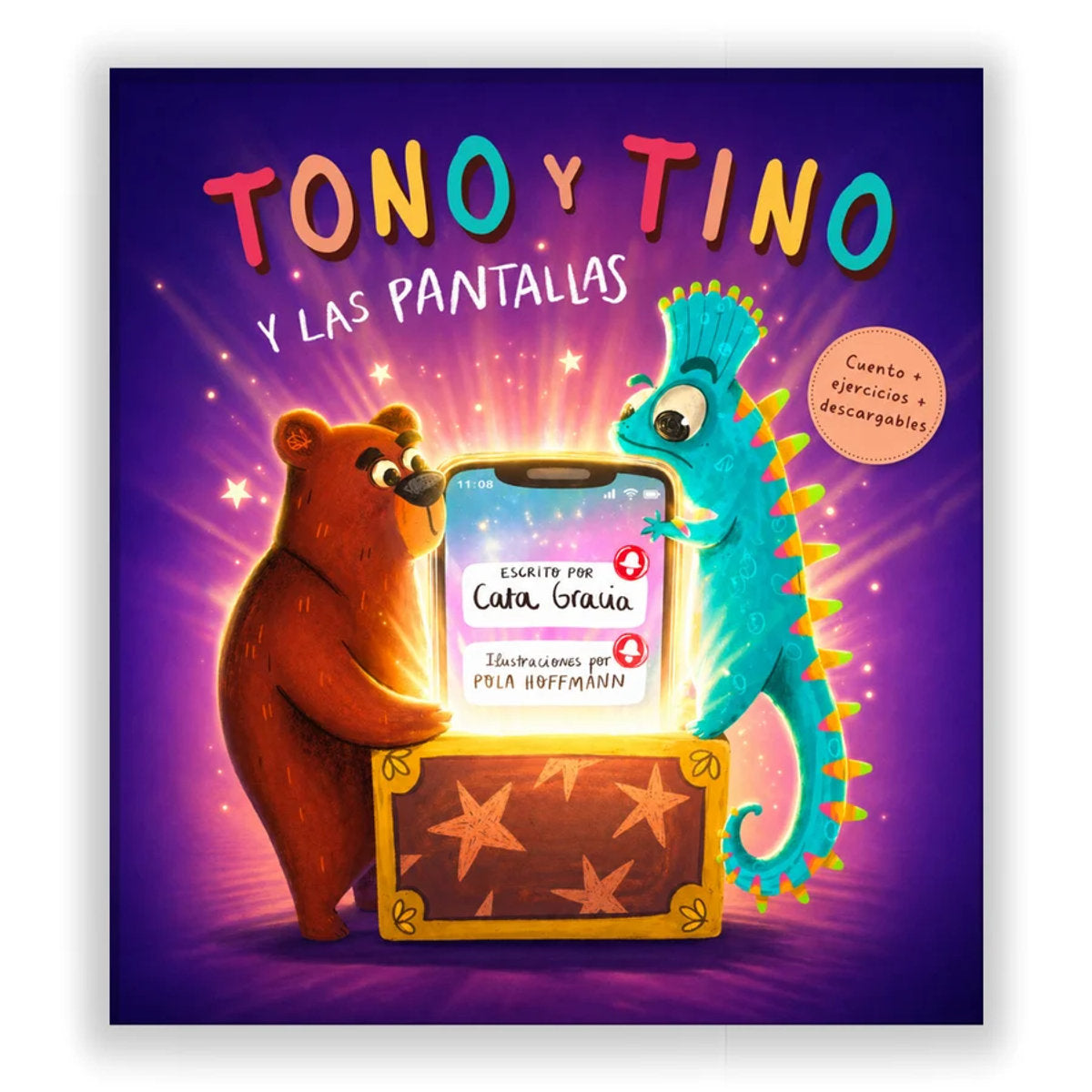 Portada Libro Tono y Tino y las Pantallas - Ediciones Minilupa