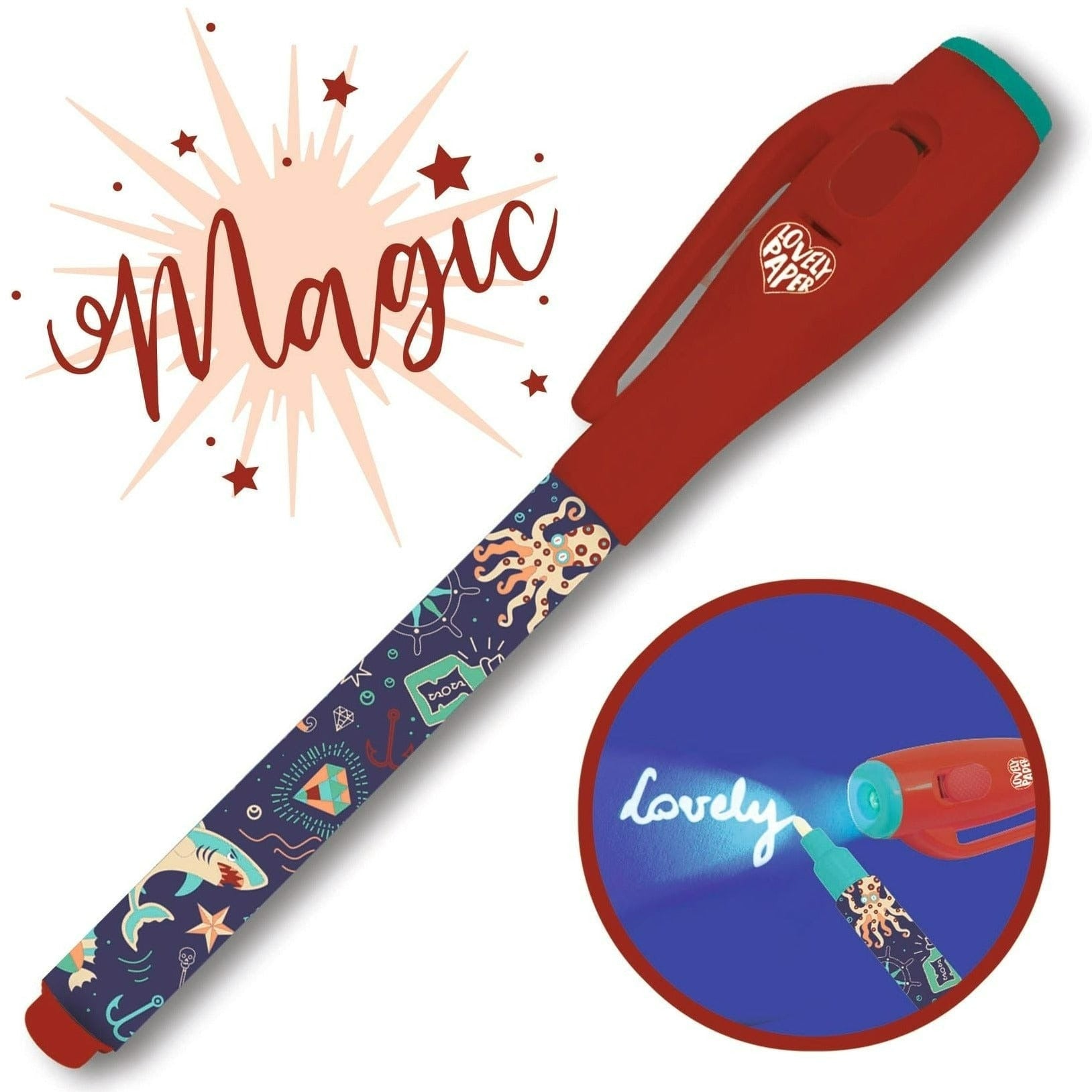 Lápiz Mágico Tinta Invisible Steve Djeco