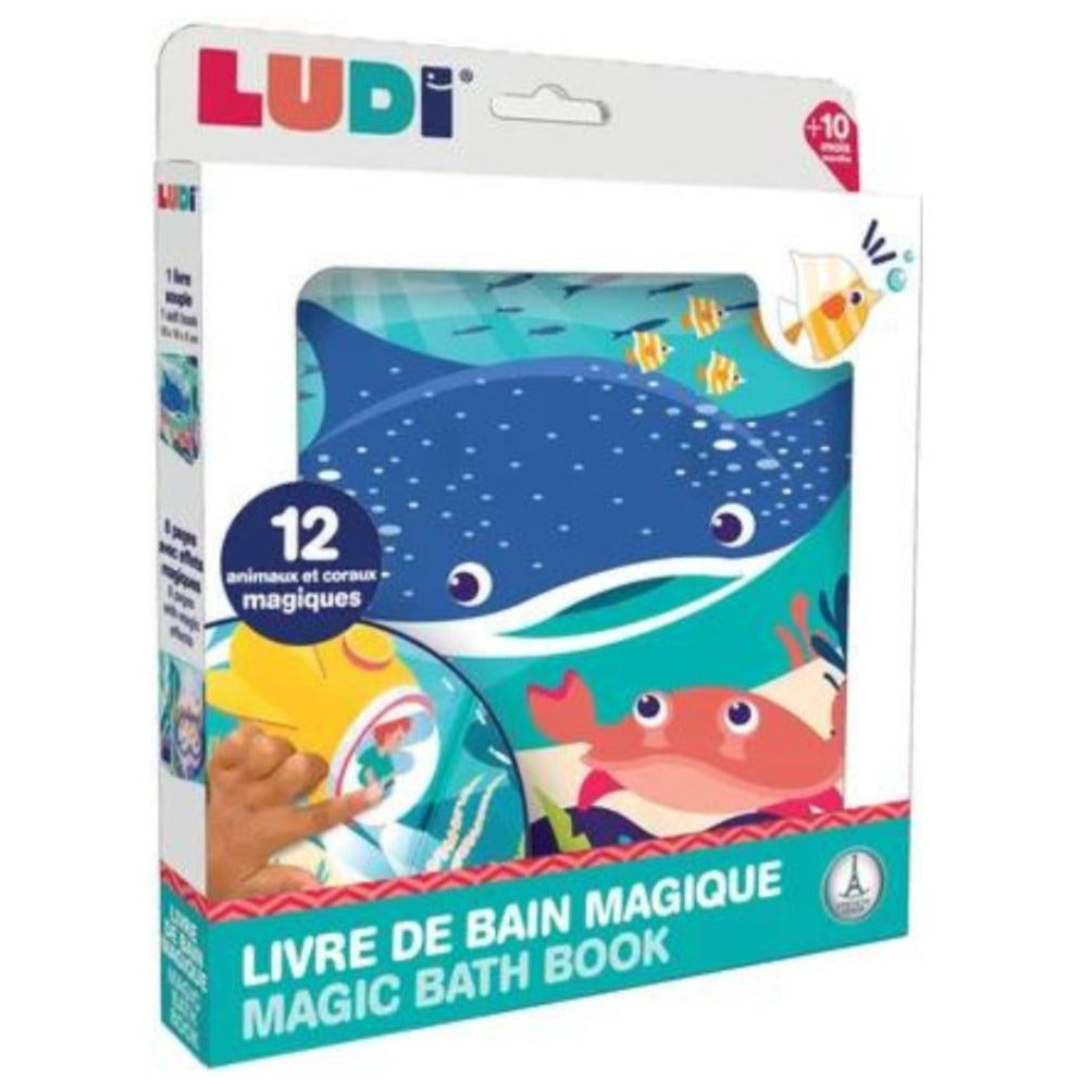 Libro Mágico para el Baño Animales Marinos Ludi