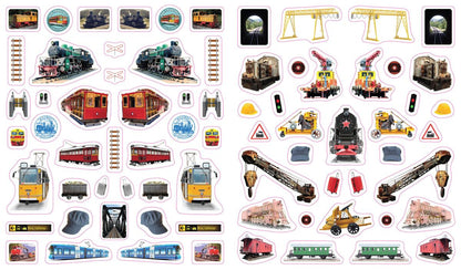 STICKERS REUTILIZABLES TRENES