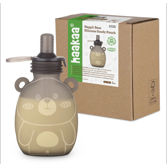 POUCH DE SILICONA HAPPII BEAR - 170 ML
