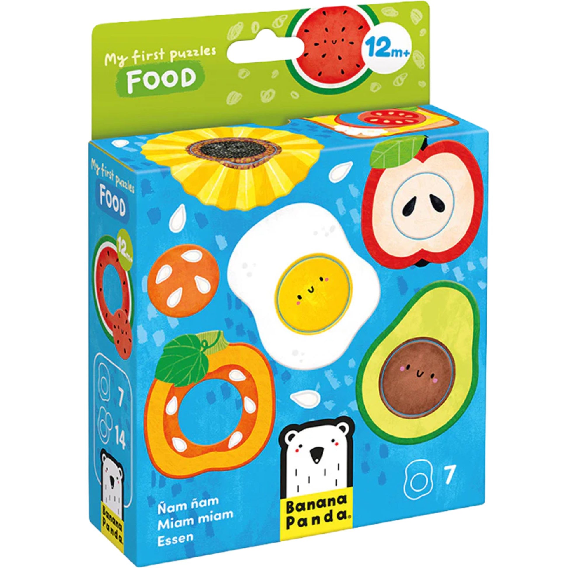Mi Primer Puzzle Comida Banana Panda