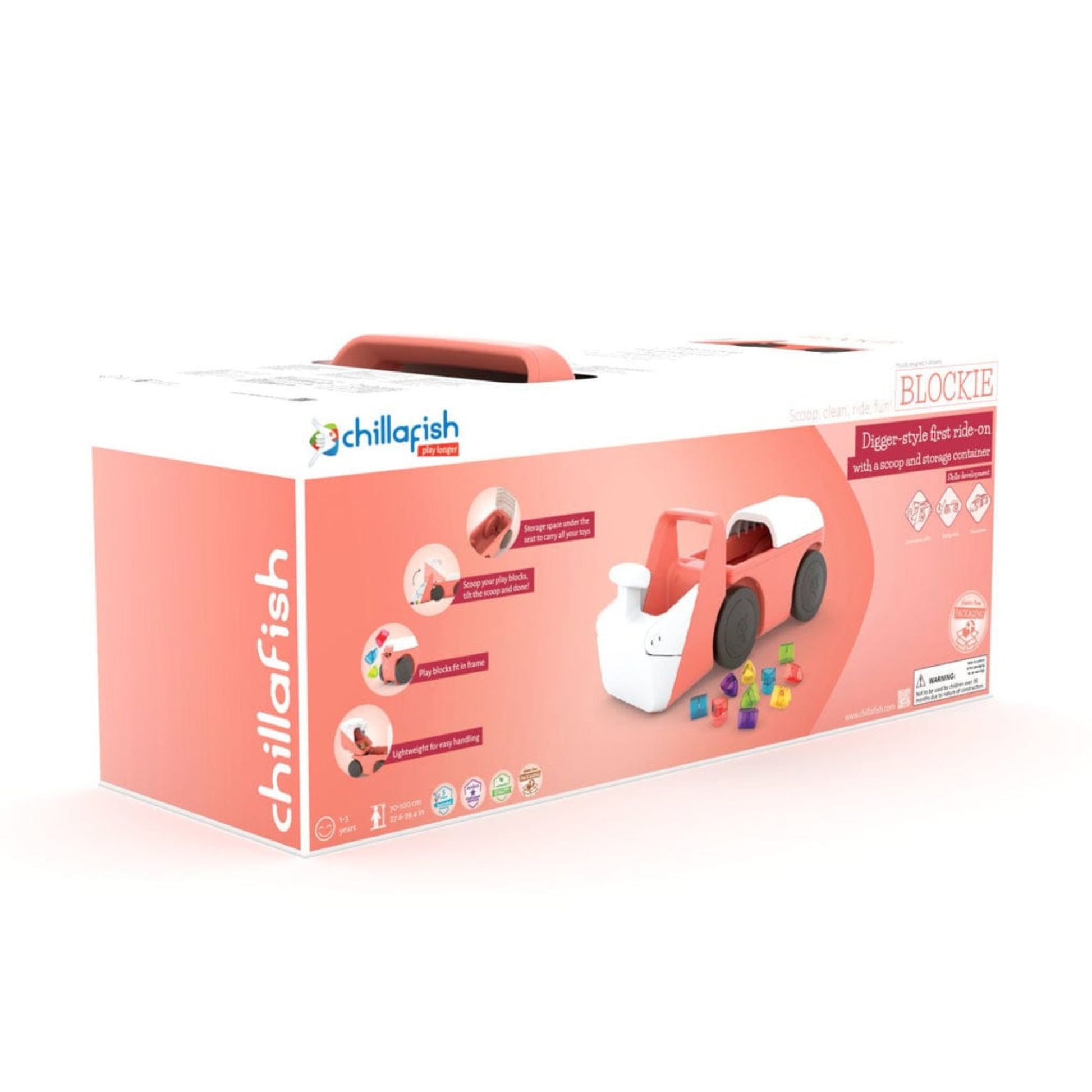 Correpasillos Blockie 4 Ruedas Flamingo Chillafish