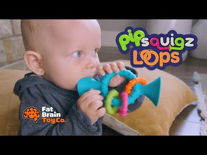 PIPSQUIGZ LOOPS NARANJO, MORDEDORES, SONAJEROS SENSORIALES