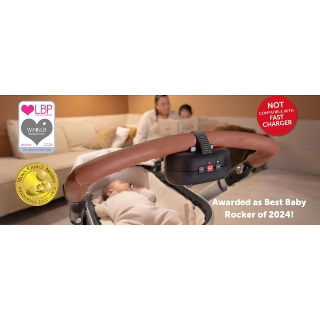 MECEDOR PORTÁTIL RECARGABLE PARA COCHES CON SENSOR DE LLANTO / BABY ROCKER