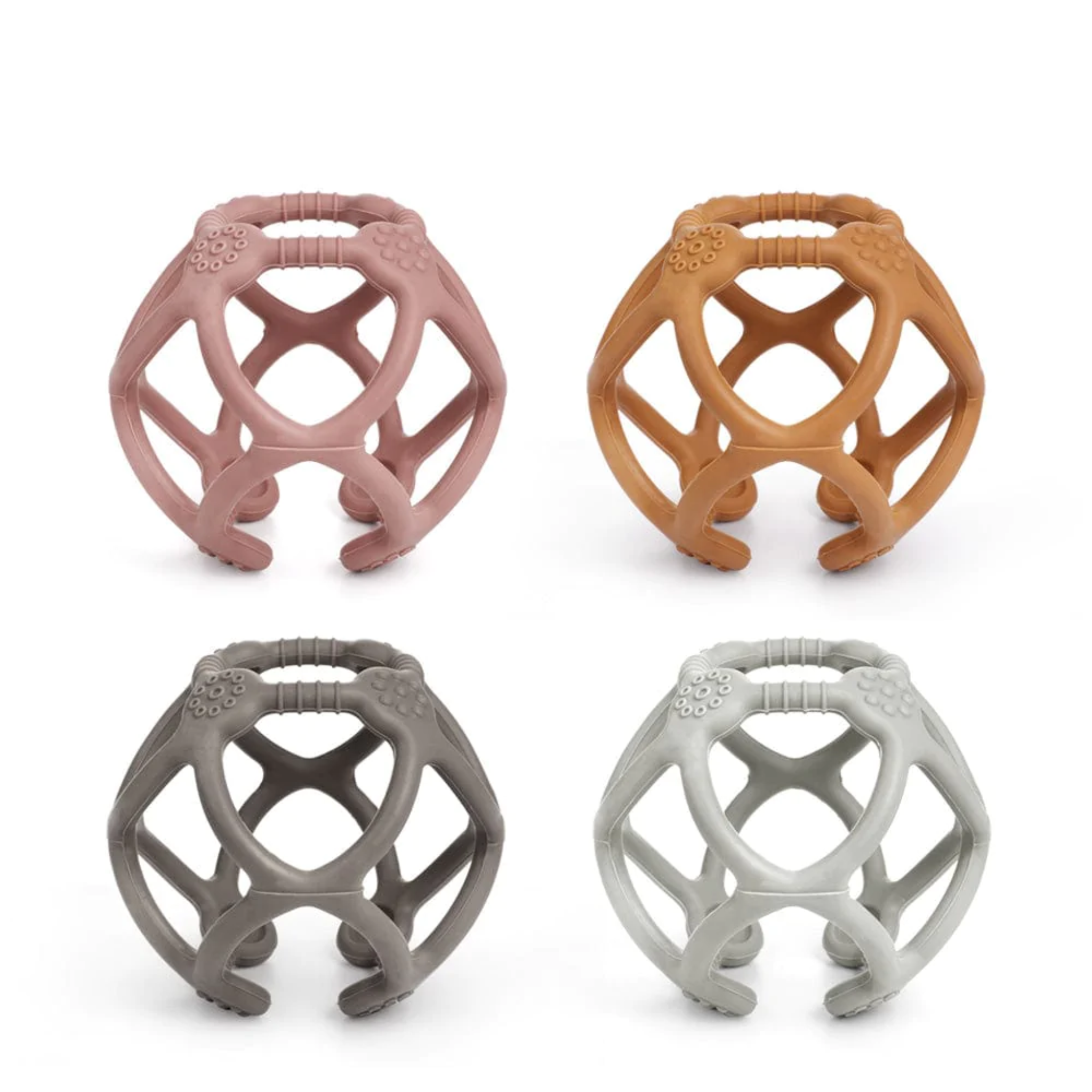 MORDEDOR DE SILICONA PELOTA DE TEXTURAS HAAKAA